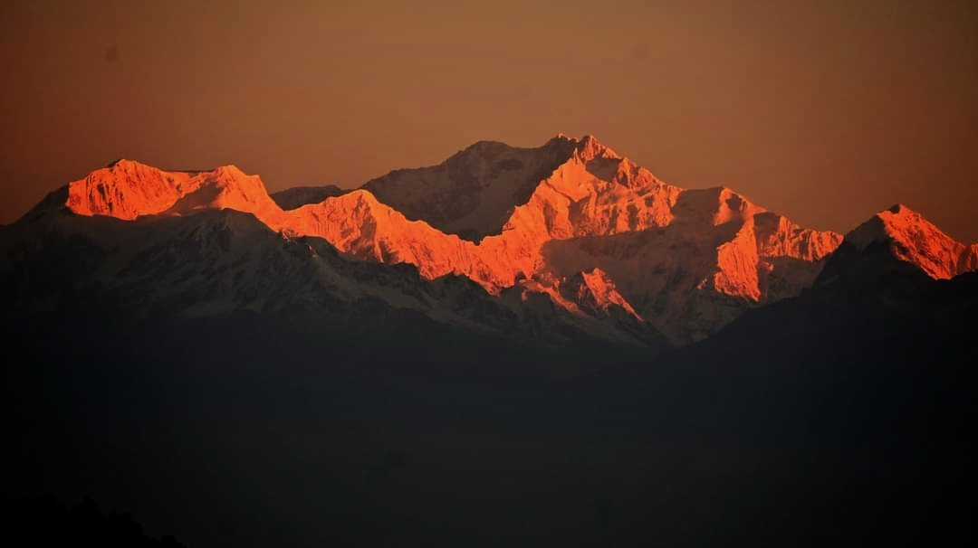 view of kanchenjunga from chatakpur
