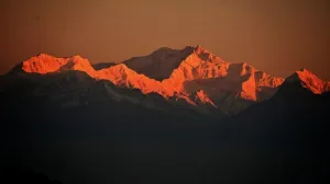 view of kanchenjunga from chatakpur