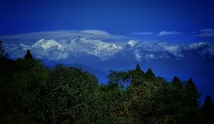 view of kanchenjunga from Lepcha jagat